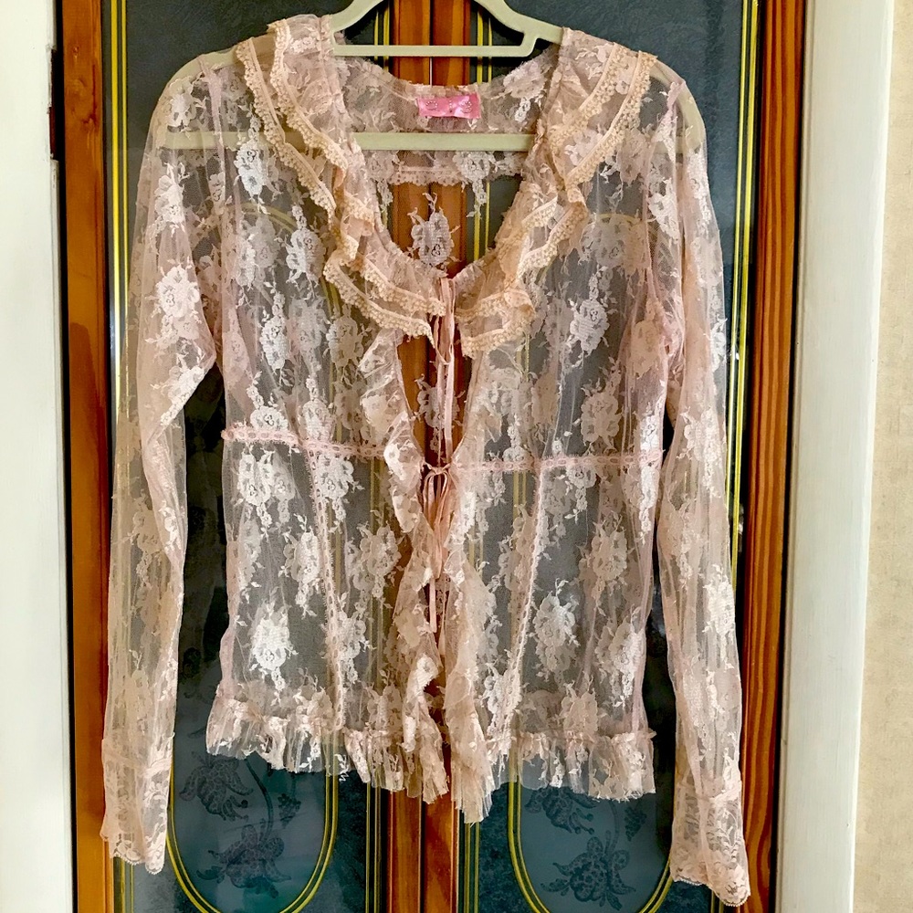 213, Lace Cardigan, Size L